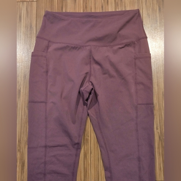 NWOT Stretch The Rules Purple High-Waisted Leggings - Picture 3 of 9